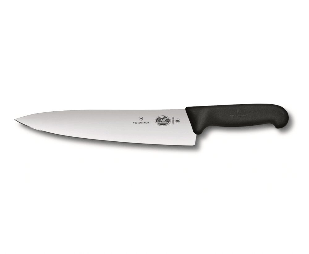 סכין שף 28 ס"מ ידית שחורה VICTORINOX