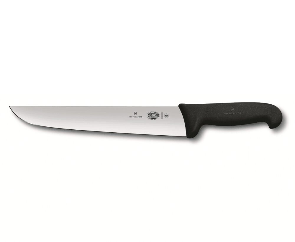 סכין קצב 23 ס”מ ידית שחורה VICTORINOX