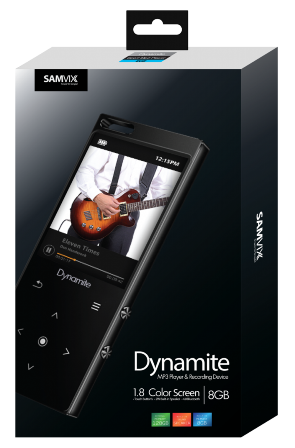 נגן mp3 דיינומייט | dynamite 8gb samvix
