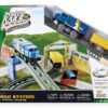 מסילות כח power rails - רכבת שלט רחוק בתחנת מטען
