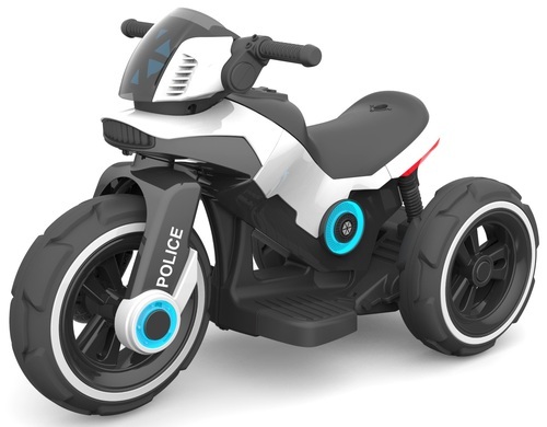 אופנוע חשמלי לילדים police 6v לבן מקורי דגם 2020 !
