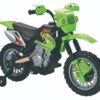 אופנוע חשמלי לילדים, שטח 6v דגם jt014 לגילאי 1.5-5 צבע ירוק