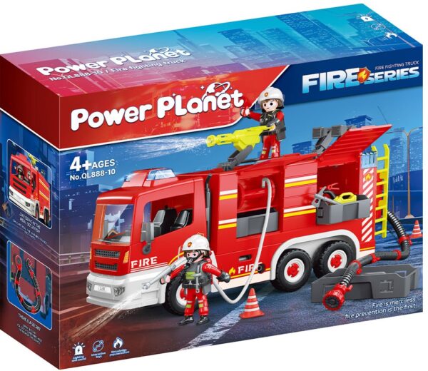 כבאית זרנוק עם אור וצלילים power planet