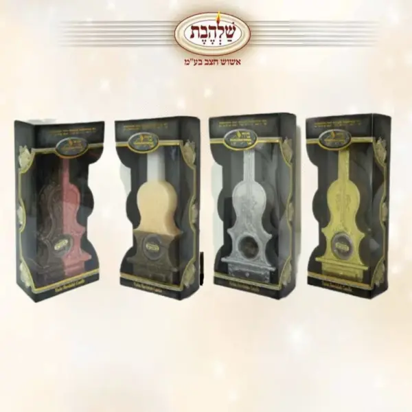 נר הבדלה כינור גדול עם בשמים
