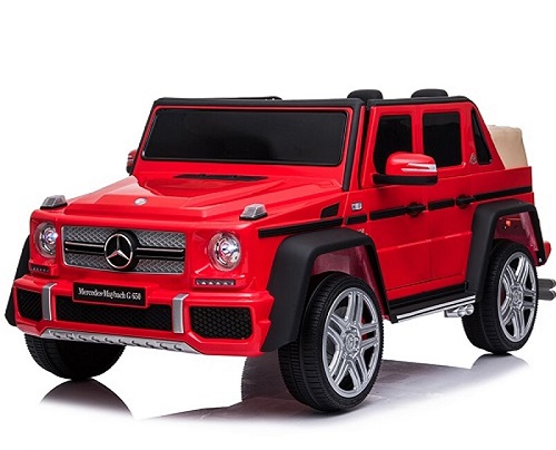 ג'יפ ממונע לילדים 12v דמוי מרצדס מייבך g-650 במחיר מעולה לבן