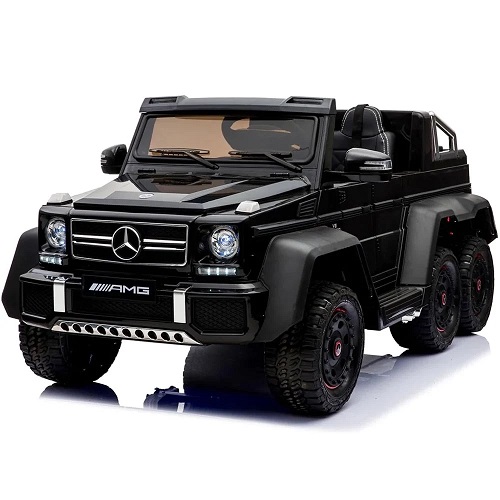ג'יפ ממונע לילדים מיוחד 12V דמוי מרצדס מייבך  6X6 G-650 במחיר מעולה_שחור
