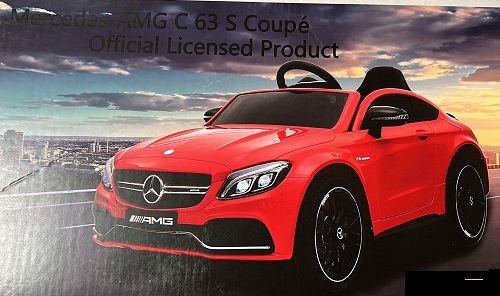 מכונית דמוי מרצדס ספורט AMG C 63 S 12V, מדהימה, במחיר מיוחד!