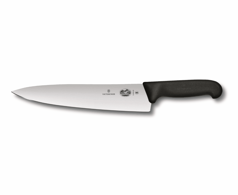 סכין שף 28 ס"מ ידית שחורה VICTORINOX