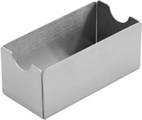 כלי לשקיות סוכר נירוסטה 11X5X4.5 ס"מ