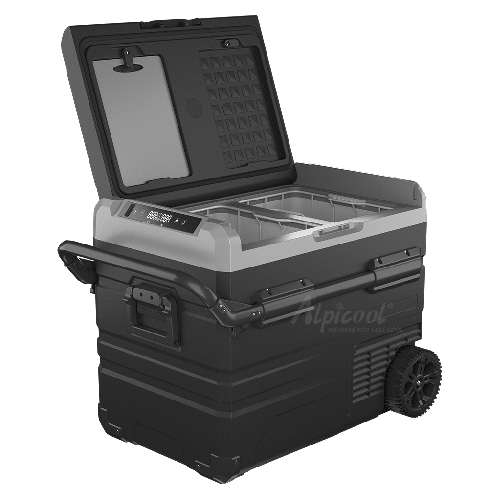 מקרר מקפיא לרכב/ צידנית חשמלית ALPICOOL דגם TWW45 ( לא כולל סוללה)