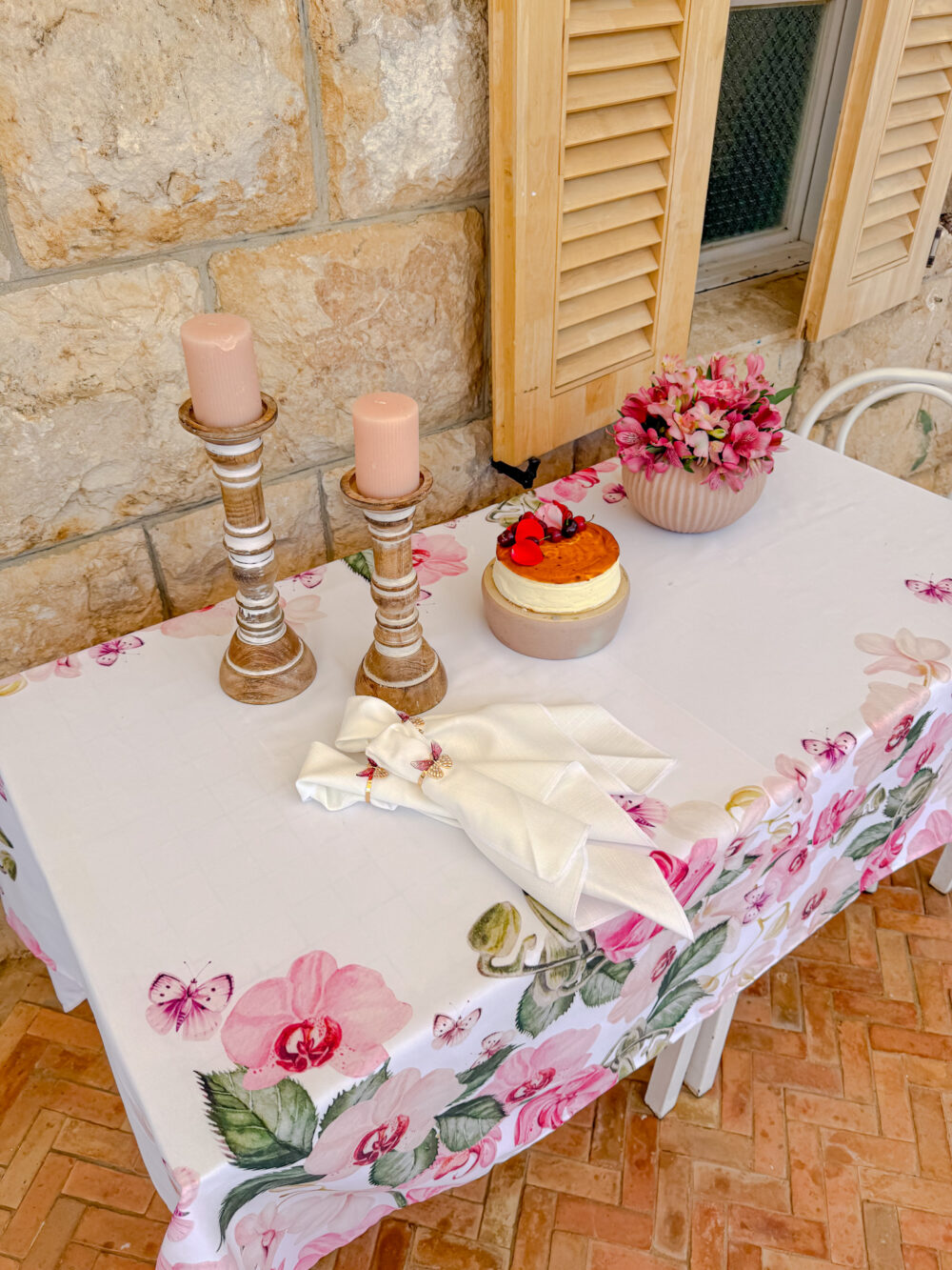 מפה דגם סחלב פינק - 160-300