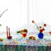 מפה דגם ניאון גלים - 170-350