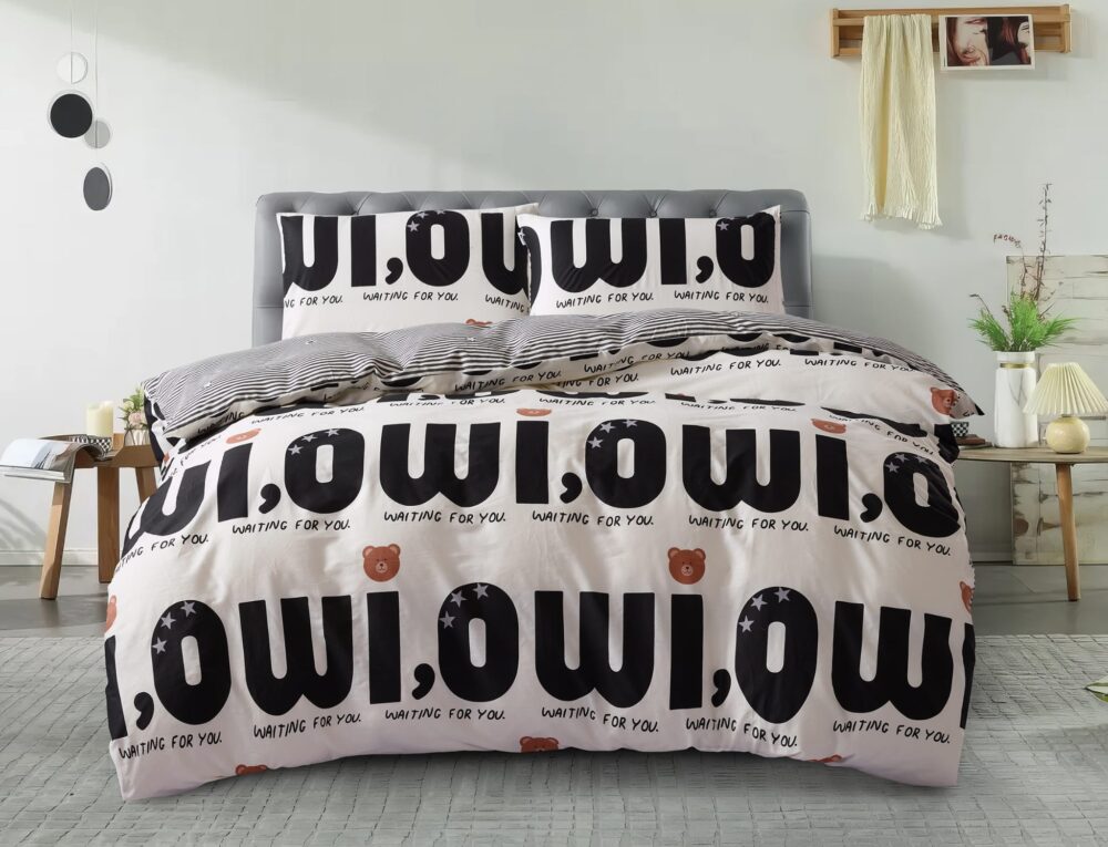 סט מצעים 100% כותנה אורגנית בולד Bold