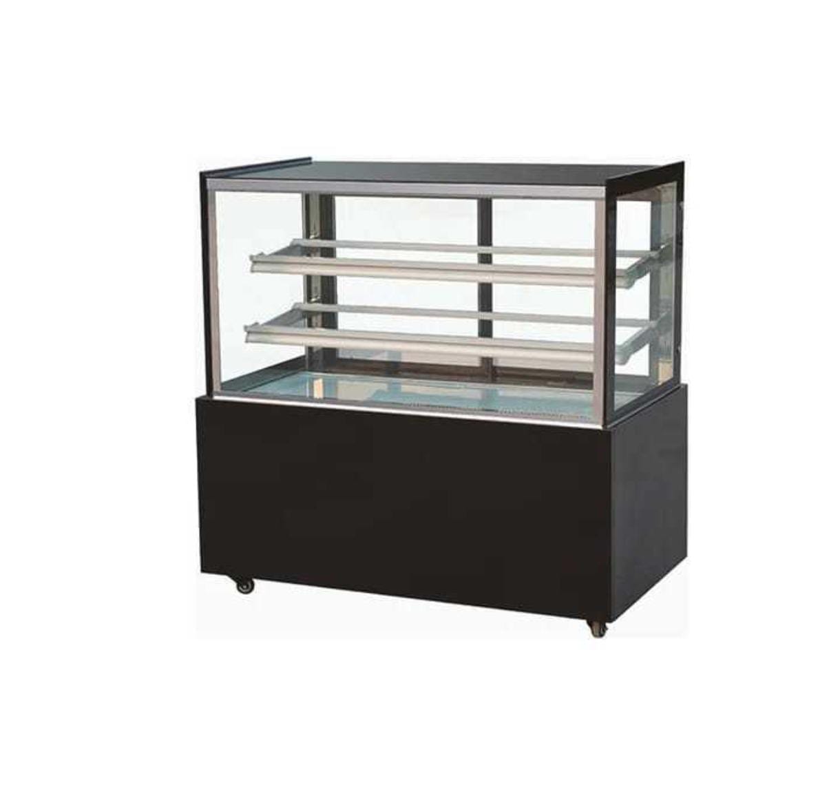מקרר עוגות זכוכית ישרה ‏120 ס"מ נסליין WZ-120 ‏120/62/120 ס"מ