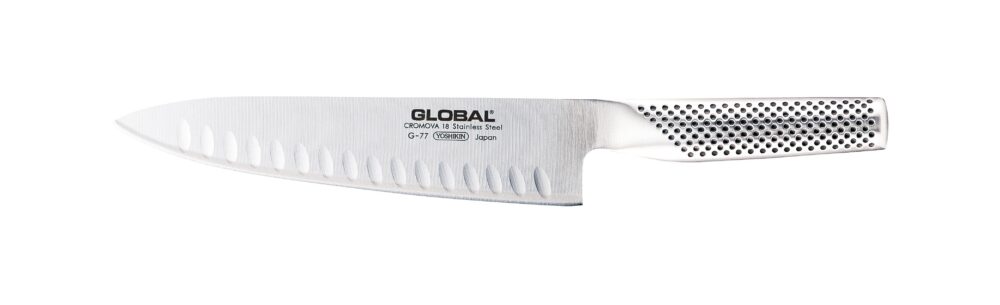 סכין שף חריצים 20 ס"מ GLOBAL