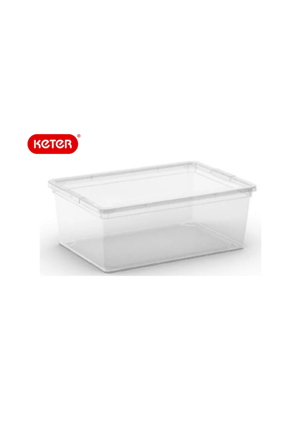קופסת אחסון שקופה 11 ליטר